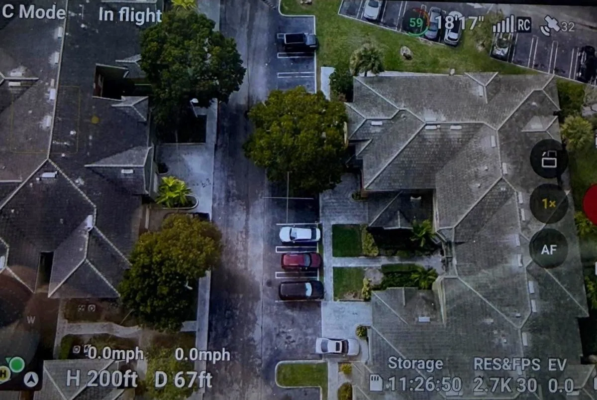 Drone exterior wash
