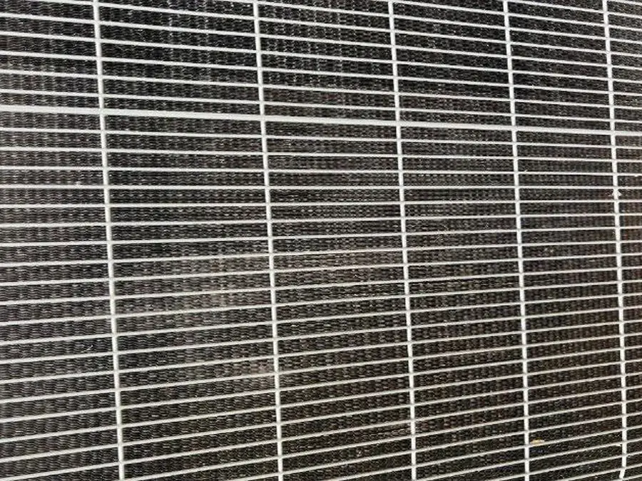 Facility AC coil cleaned in place, fin-safe